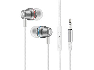 Auricular Jd Sound Pro Cable Blanco Entrada 3.5mm (H-38TMM)