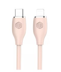 Cable De Datos Jd D-23 Usb-C a Lightning 3a 30w Carga Rapida Rosa (2mts)