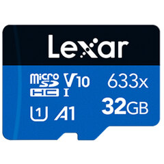 Micro SDHC Lexar clase 10 de 32GB (100mbs) LMS0633032G-BNNNG