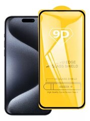 Vidrio Templado 9D para Iphone 15 Comun  (6.1'')