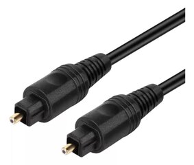 Cable Optico Audio Digital 1 Metro Fibra Macho A Macho