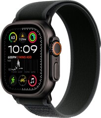 Apple Watch Ultra 2 (GPS+Cellular) 49mm Titanium Case with Black Trail Loop Black (MX4V3LW/A)