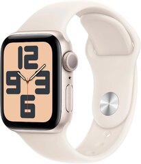 Apple Watch SE 2nd Gen 40mm Aluminum Case with Starlight Sport Band Starlight (2024) MXEF3LL/A