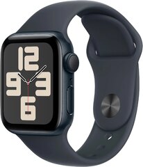 Apple Watch SE 2nd Gen 44mm Aluminum Case with Midnight Sport Band Midnight (2024) MXEK3LL/A