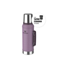 Termo Stanley Clasico 950 Ml Con Manija Y Tapon Cebador Lilac (10-10148-046)