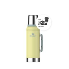Termo Stanley Clasico 950 Ml Con Manija Y Tapon Cebador Pomelo (10-10148-049)