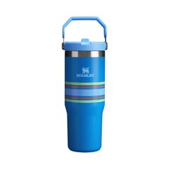 Botella Termica Stanley Classic Flip Straw Azure Mesh 887 Ml (10-09993-808)
