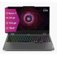 Ultrabook Lenovo Loq 15ARP9 Luna Gray (83JC004VAR)