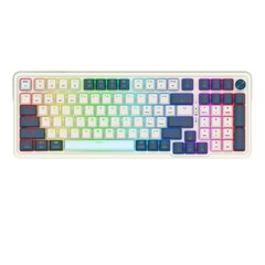 Teclado Gamer Redragon Eisa Pro K686wb Blanco Azul RGB (Inalambrico)