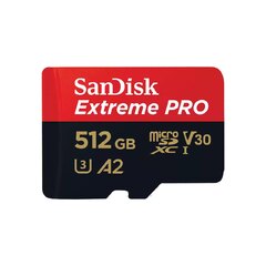 Micro SDHC Sandisk clase 10 Extreme Pro 512GB (200mbs) SDSQXCD-512G-GN6MA