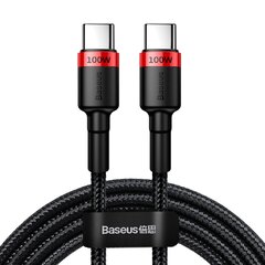 Cable Baseus Cafule Usb-C a Usb-C 100w 2M (A01254) Black/Red