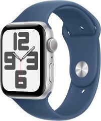 Apple Watch SE 2nd Gen 40mm Aluminum Case with Denim Sport Band Silver (2024) MXEC3LL/A