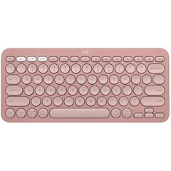 Teclado Logitech Bluetooth K380s Pebble Rose (920-011785) Español