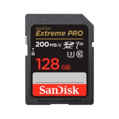 Memoria SD Sandisk 128gb Extreme Pro SDXC™ UHS-I U3 V30 200MB/s (SDSDXXD-128G-GN4IN)