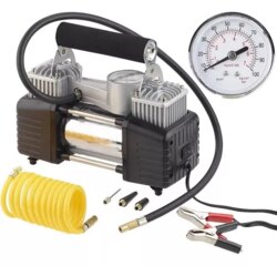Compresor 12v JD Extreme 107 para auto moto pelotas 150psi + Bolso