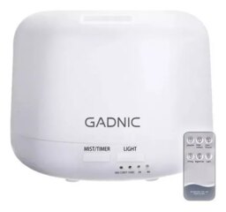 Difusor Aromatico Gadnic Humidificador Ultrasónico Luz Led 300ml (DIFU0001)