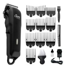 Maquina de Cortar Pelo Care By Gadnic S2000 Profesional 8 Peines + Accesorios