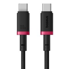 Cable Baseus Dura Series Usb-C a Usb-C 100w 1M Black + Red (A01946) P10377803U0101