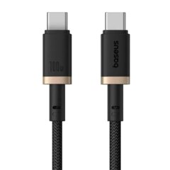 Cable Baseus Dura Series Usb-C a Usb-C 100w 2M Black + Gold (A01948) P10377803U0102