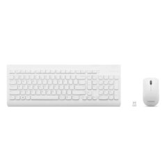 Teclado + Mouse Lenovo 510 Wireles Blanco