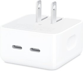 Cargador Dual Apple 35W USB Type-C (MNWM3AM/A)