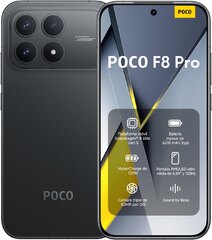 Xiaomi Poco F8 Pro 512gb/12gb Black 5G (2025) Preventa