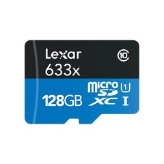 Micro SDHC Lexar clase 10 de 128GB (100mbs) LMS0633128G-BNNNG