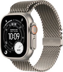 Apple Watch Ultra 3 (GPS + Cellular) 49mm Titanium Case with Titanium Milanese Loop Natural (MEWW4LW/A)