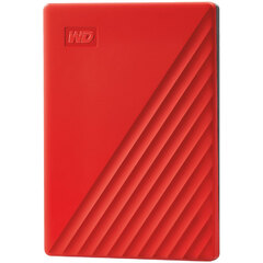 Disco Externo Western Digital 2TB Usb 3.2 My Passport Rojo