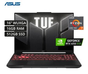 Ultrabook Asus TUF Gaming  A16 FA607NUG-WH73 Mecha Gray (90NR0MU3-M00AT0)