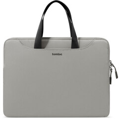 Bolso de mano slim para notebooks Tomtoc A-21 14'' Gris/Negro Reversible (A02150) A21D3D1