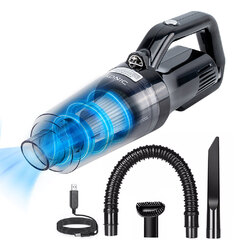 Aspiradora De Mano Gadnic Para Auto Y Hogar Potencia 120w (ASP00032)