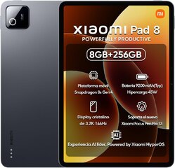 Tablet Xiaomi Pad 8 IA (2026) 11.2'' 256GB/8GB 3.2K Dark Gray
