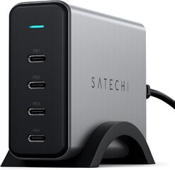 Cargador Satechi Macbook USB-C 4 Puertos 165w GAN (A01242) ST-UC165GM