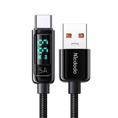 Cable Mcdodo de datos USB-C a USB-C 66W 1.2mts 480mbps (A02875) CA-8690 (con display)