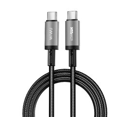 Cable Mallado Wiwu Titanlink USB-C a USB-C 60W 1 Metro Gray (Wi-C057)