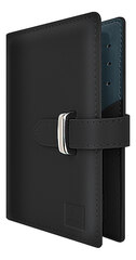 Billetera y Tarjetero Wiwu Ambassador Passport Wallet de cuero con protección FRID (Black)